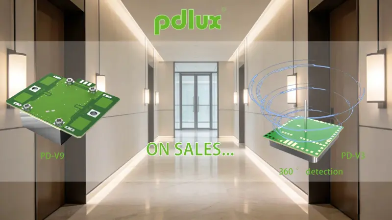 Cảm biến chuyển động vi sóng PD-V9 & PD-V3