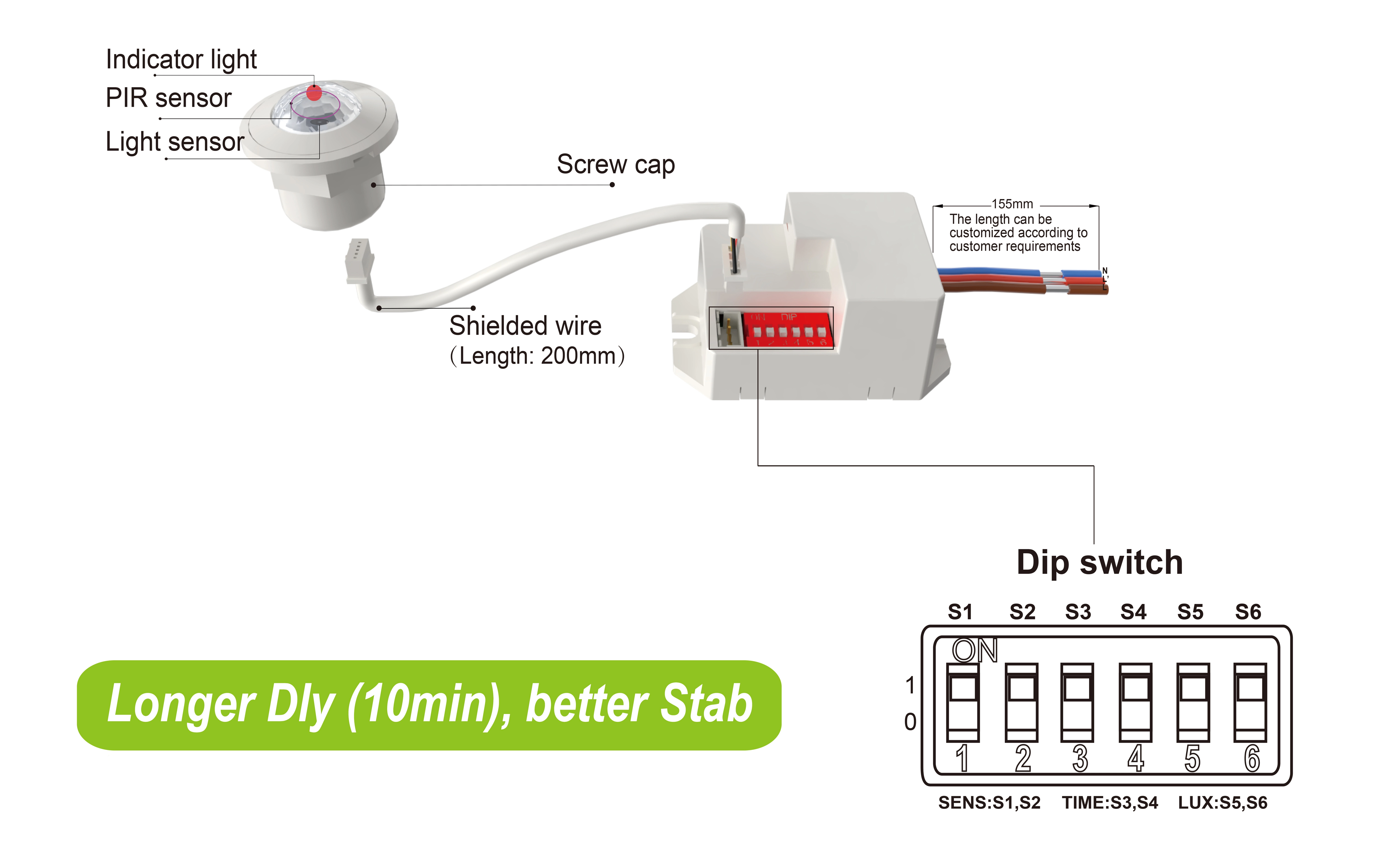 Pdlux ra mắt cảm biến chuyển động PD-PIR-M15Z-A PIR với độ trễ lên tới 10 phút và độ ổn định nâng cao